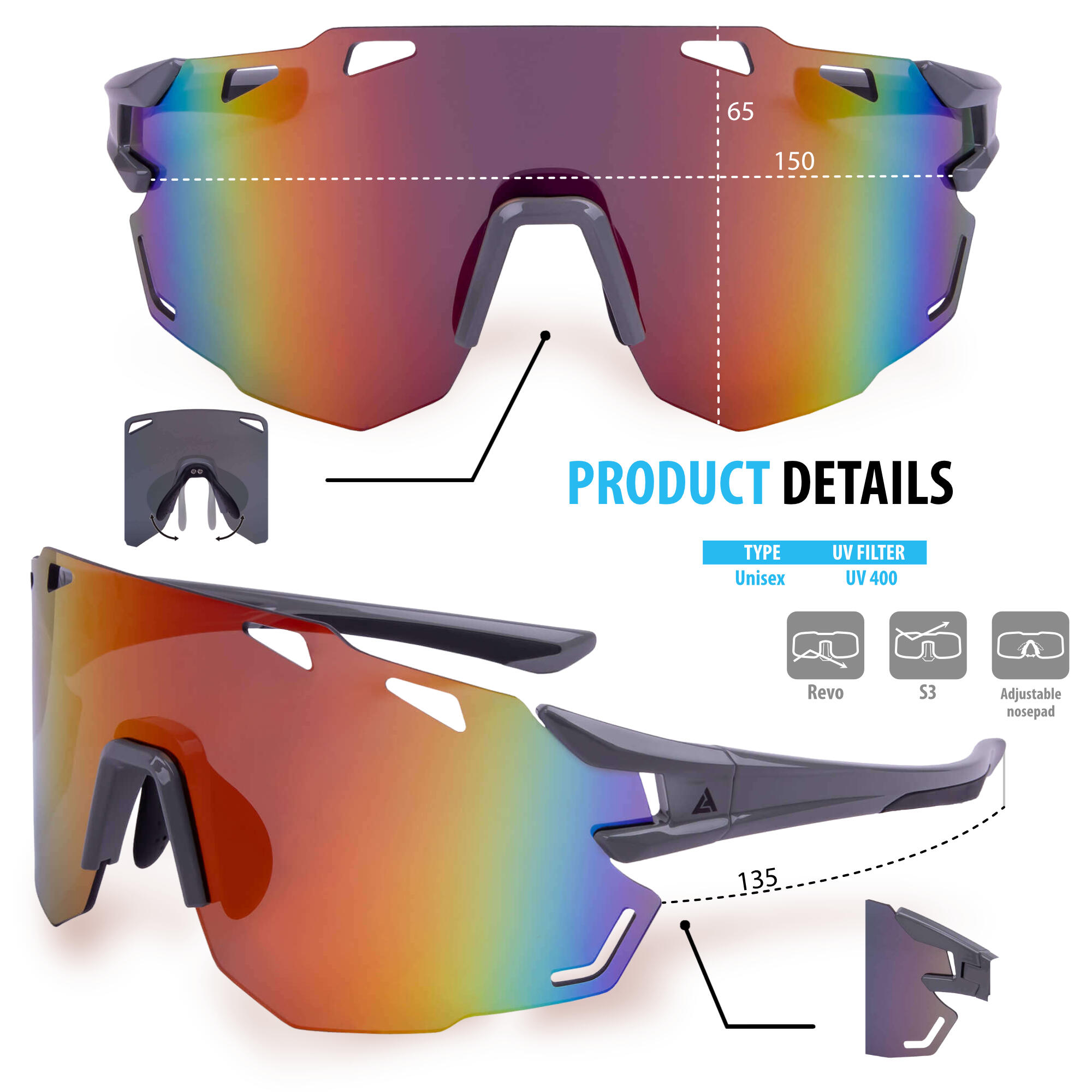 Lunettes de soleil TONY 6/6