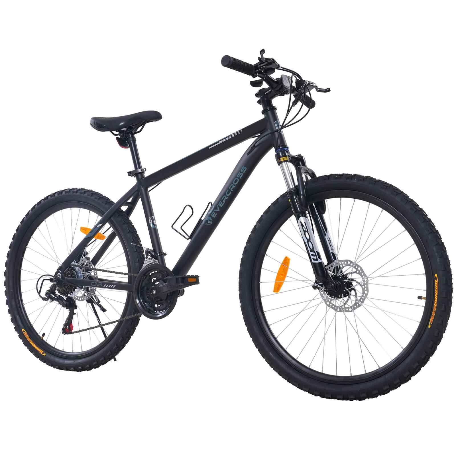 Vélo tout chemin VTT 26 Pouces-21 Vitesses-Suspension Avant- Freins à Disque-EM3 8/8