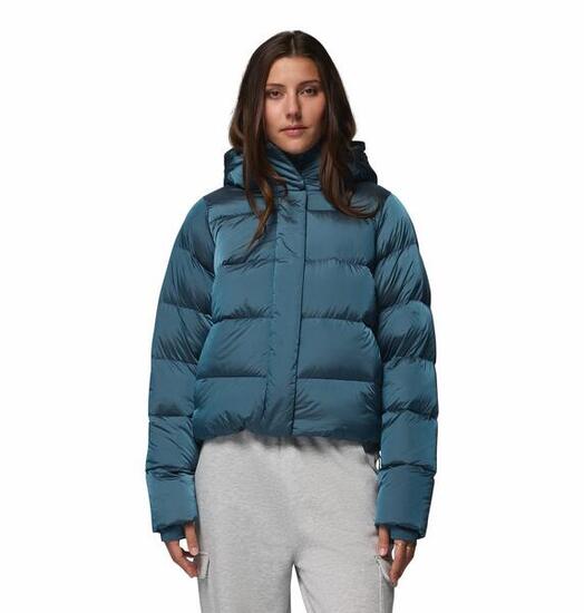 Veste sport femme Amaze Puff™ Hooded Jacket - bleu