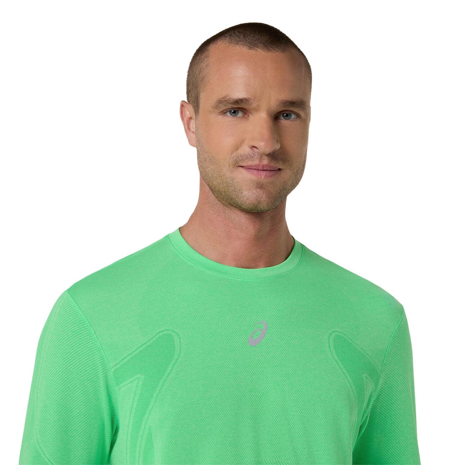 ASICS ROAD SEAMLESS LS TOP - Vital Green/Illuminate Green 3/5