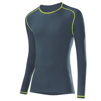 T-shirt sport heren shirt l/s transtex warm - blauw