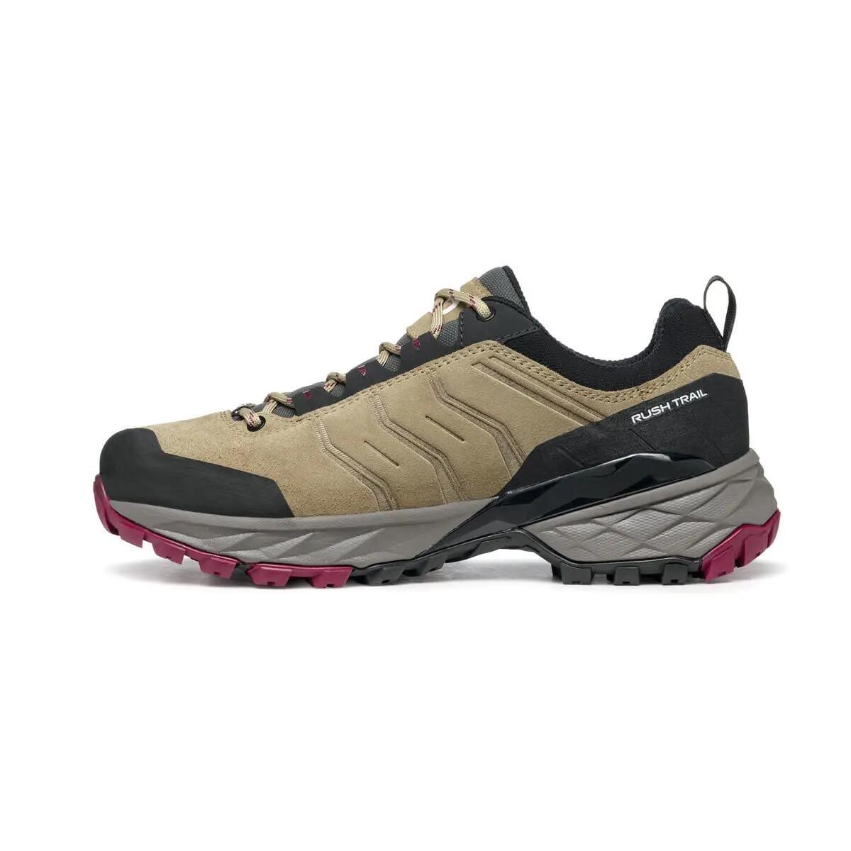 SCARPA leichter wasserdichter Bergwanderschuh Light Desert/Raspberry 4/6