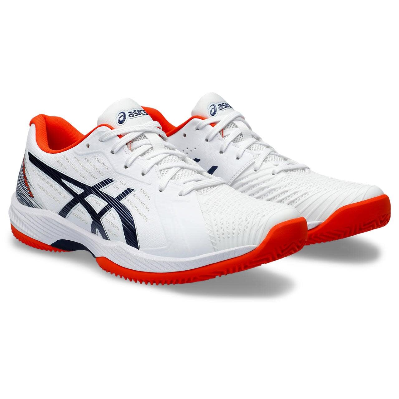 Zapatillas de tenis ASICS Solution Swift Clay - blancas/azules 8/8