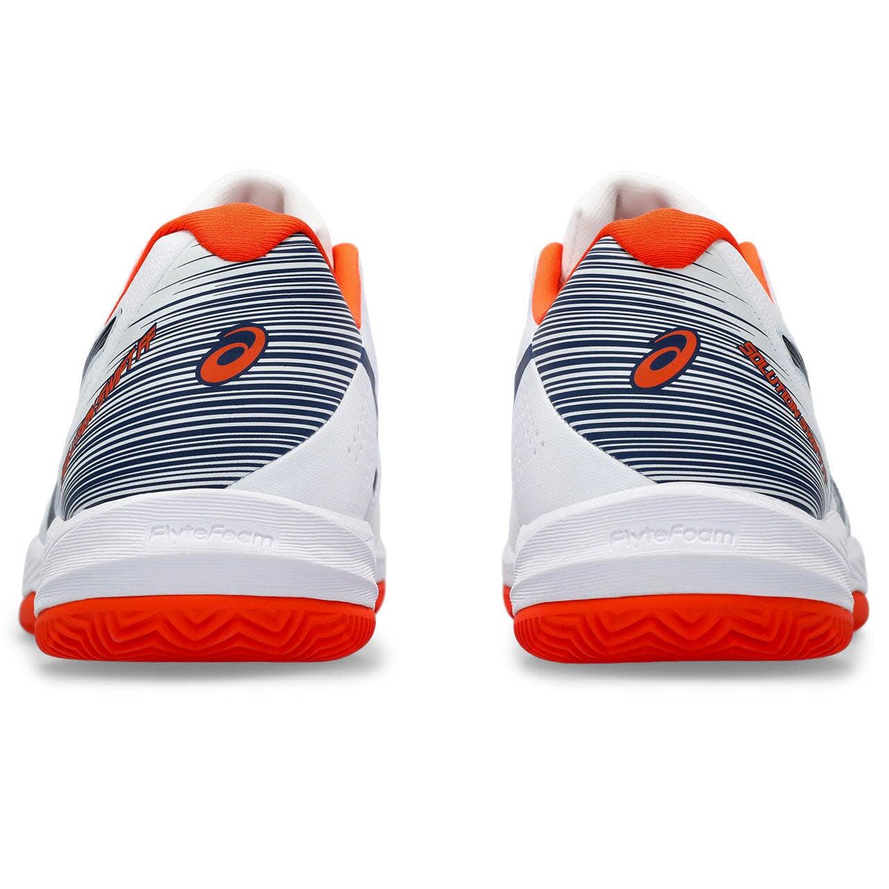 Zapatillas de tenis ASICS Solution Swift Clay - blancas/azules 6/8