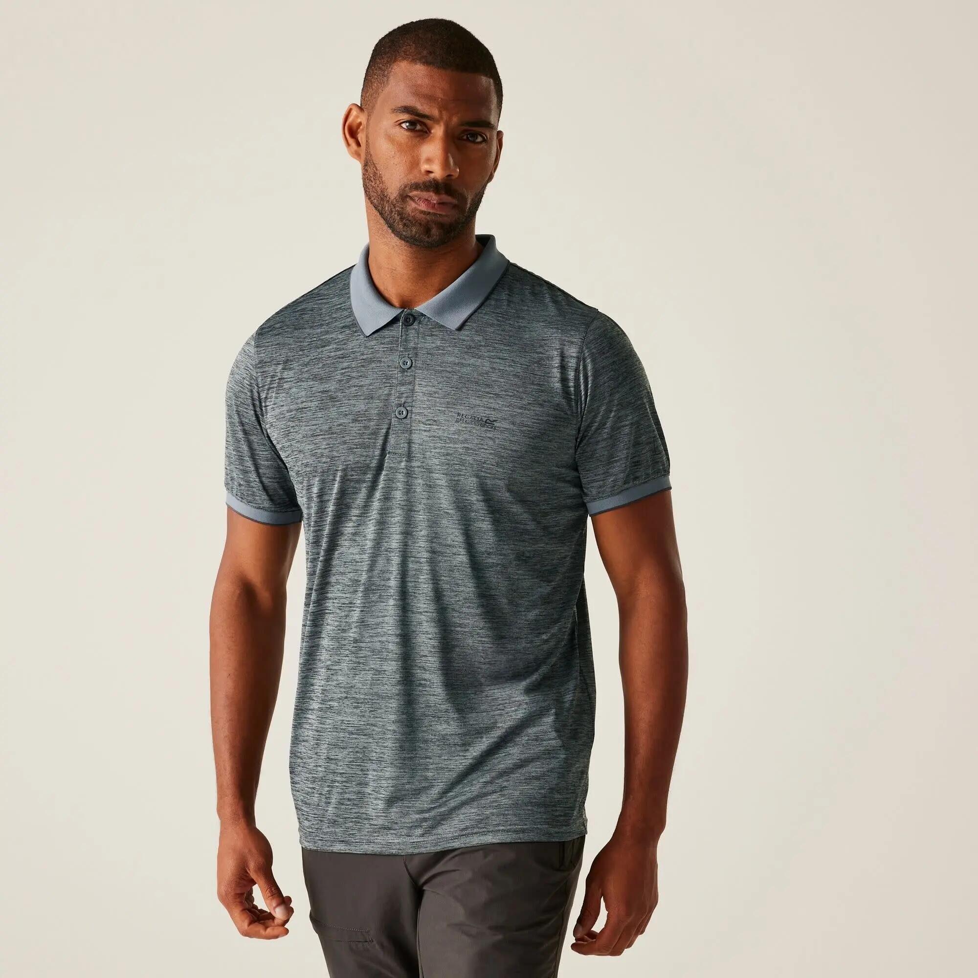 T-shirt sport uomo Remex II Polo - blu 2/7