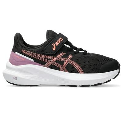 Schoenen hardlopen, kinderen, gt-1000, stabiliteit, zwart/koraal