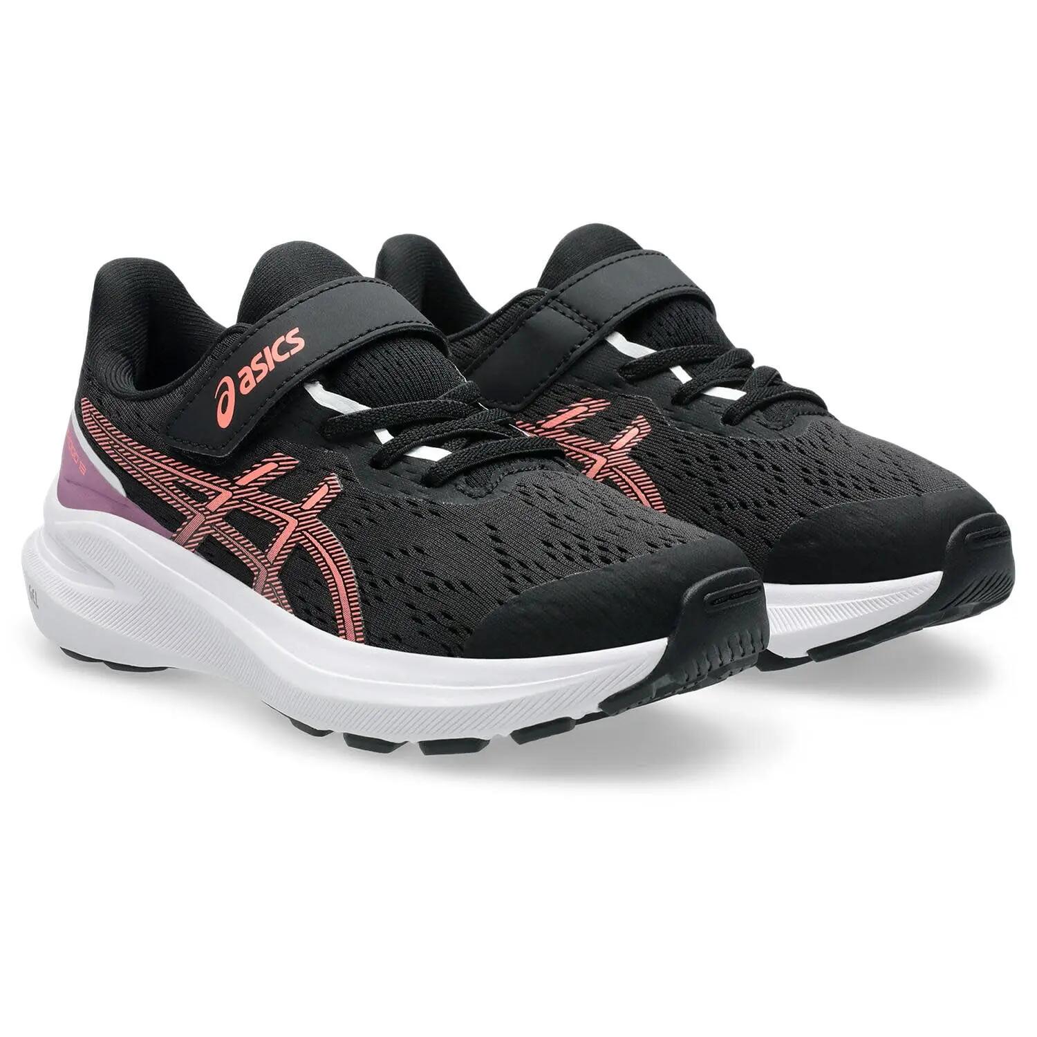 ASICS Hardloopschoenen voor kinderen - Zwart/Zon Koraal 6/7