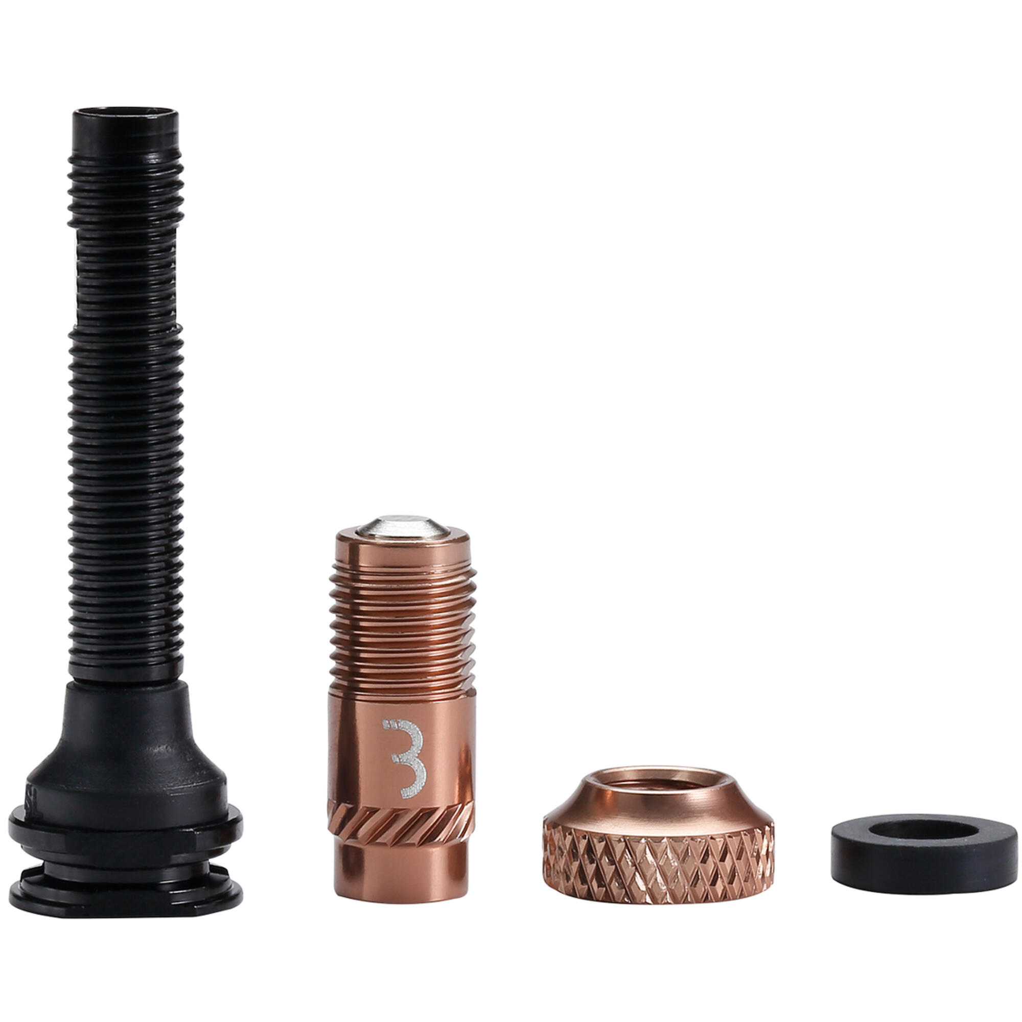 Fahrradventile 300% kein Verstopfen CoreCap AL Valve 40mm Kupfer 7/8