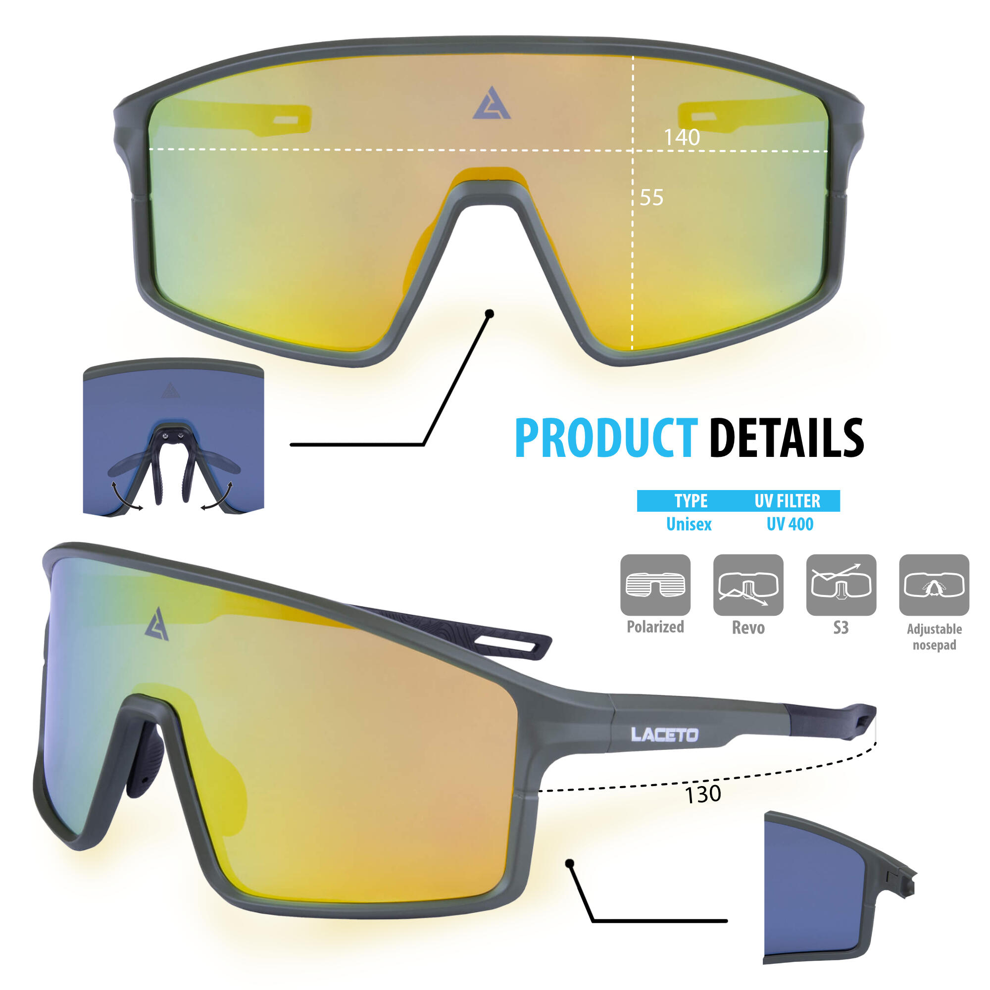 Lunettes de soleil polarisées ZORI 5/5