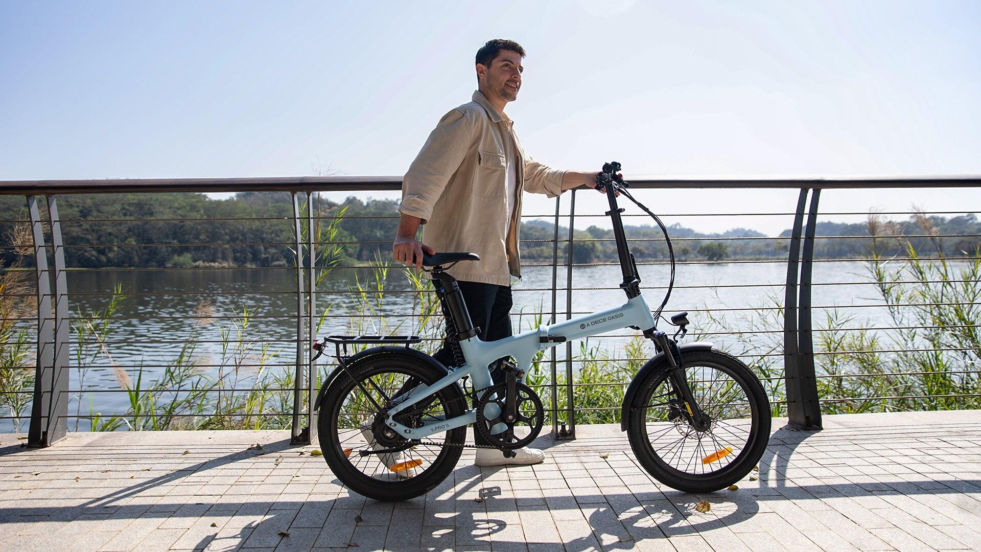 A DECE OASIS EBike Air 20S Faltbares E-Fahrrad,klapprad Riemenantrieb,Pedelec 7/9