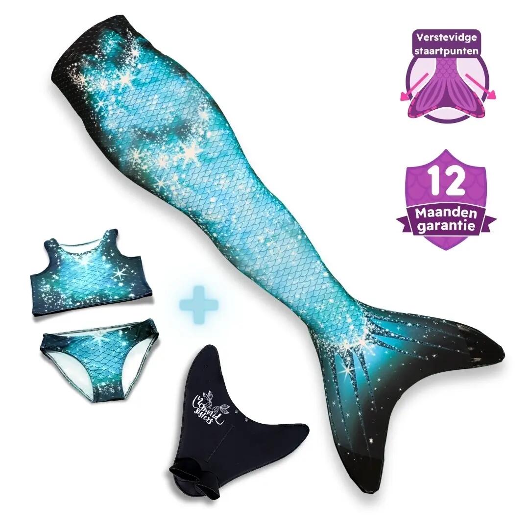 Meerjungfrauen-Set Sparkle Splash Monovin & Bikini-Bademode 1/7