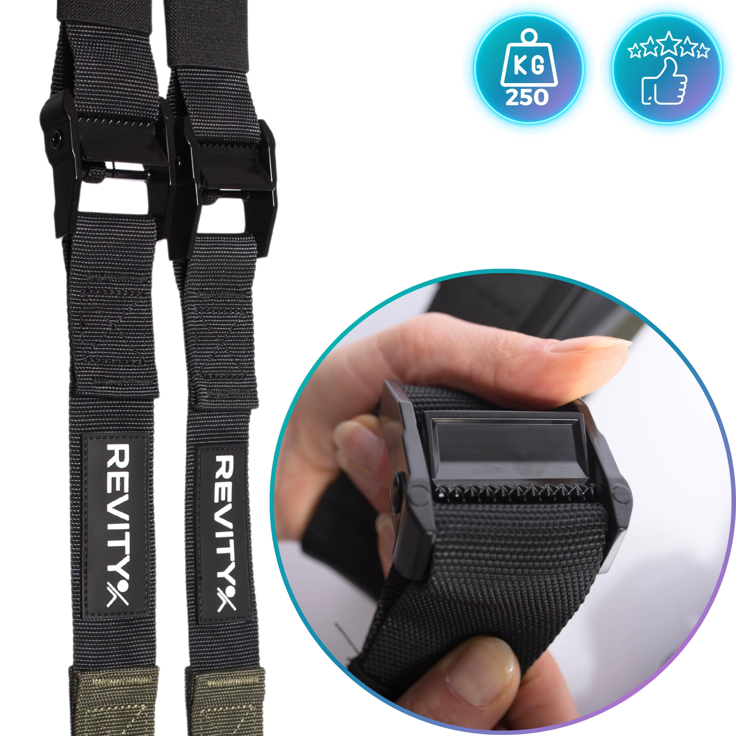 Sangles de suspension + ancrage porte, PDF entraînement Revity Gravity Trainer 9/11