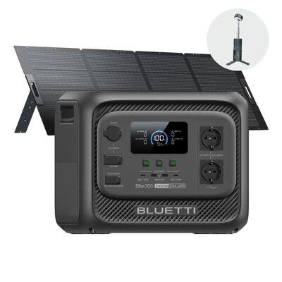 Bluetti elite 300 +350w draagbare powerstation 3014wh voor camper en noodstroom