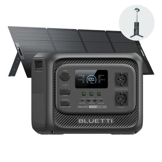 Elite 300 + 350W Station électrique portable 3014Wh pour camping ,secours maison