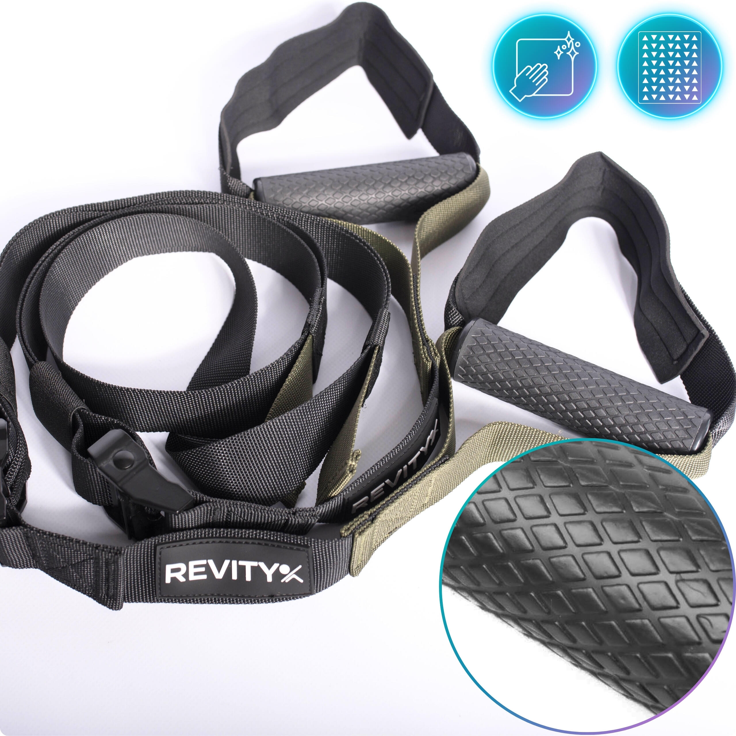 Sangles de suspension + ancrage porte, PDF entraînement Revity Gravity Trainer 7/11