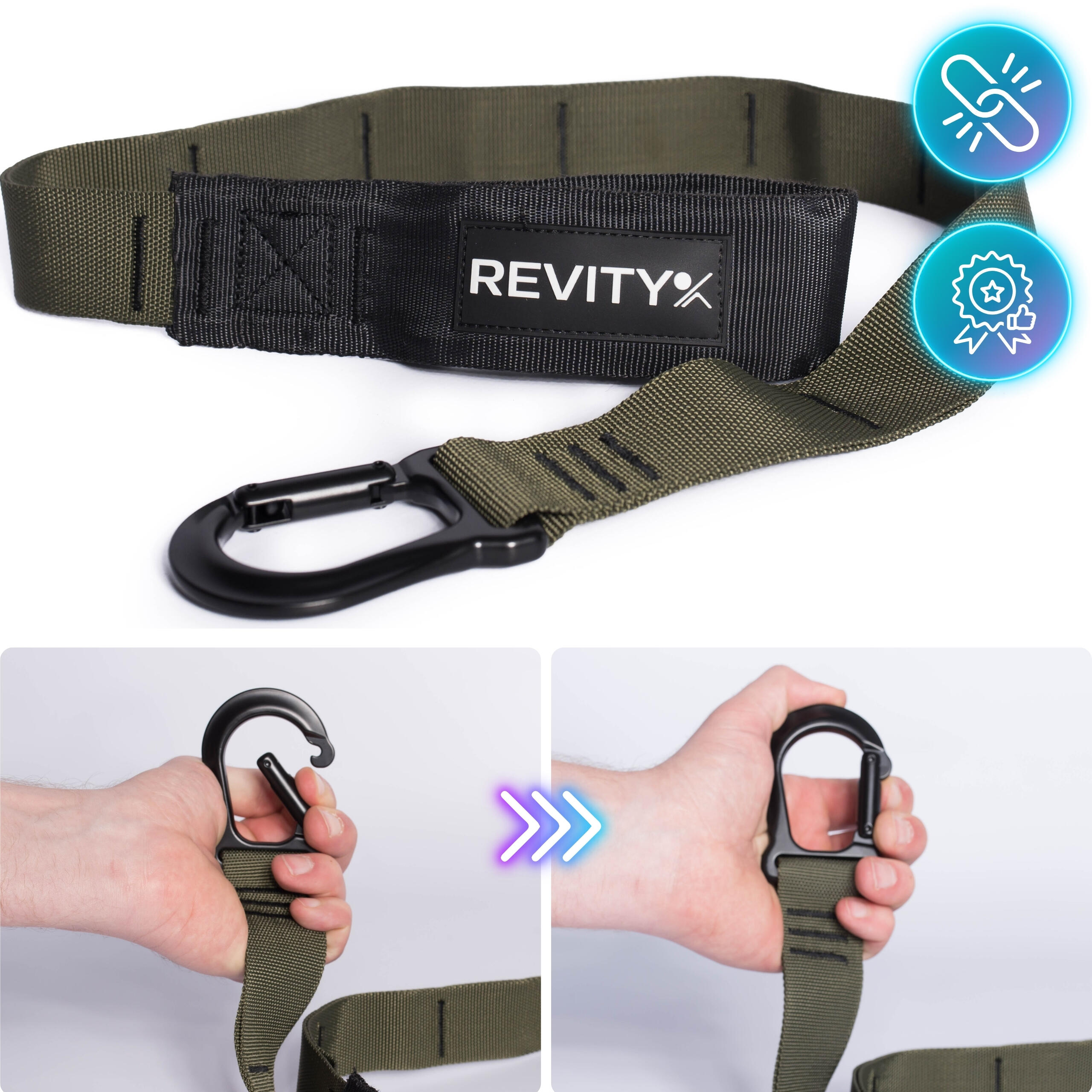Sangles de suspension + ancrage porte, PDF entraînement Revity Gravity Trainer 6/11