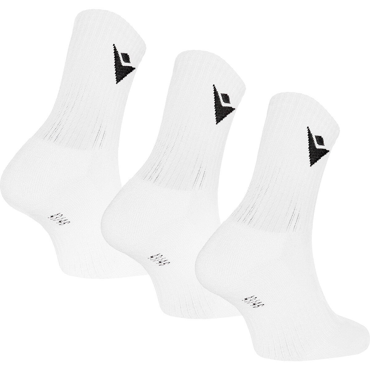 Unisex - Multisport - Sportsocken - stützend, weich, 3er-Pack - Weiß 5/5
