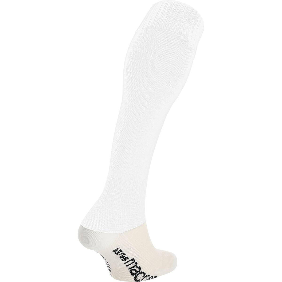 Chaussettes de football - Macron Round Evo - Confort et maintien - Blanc 2/3