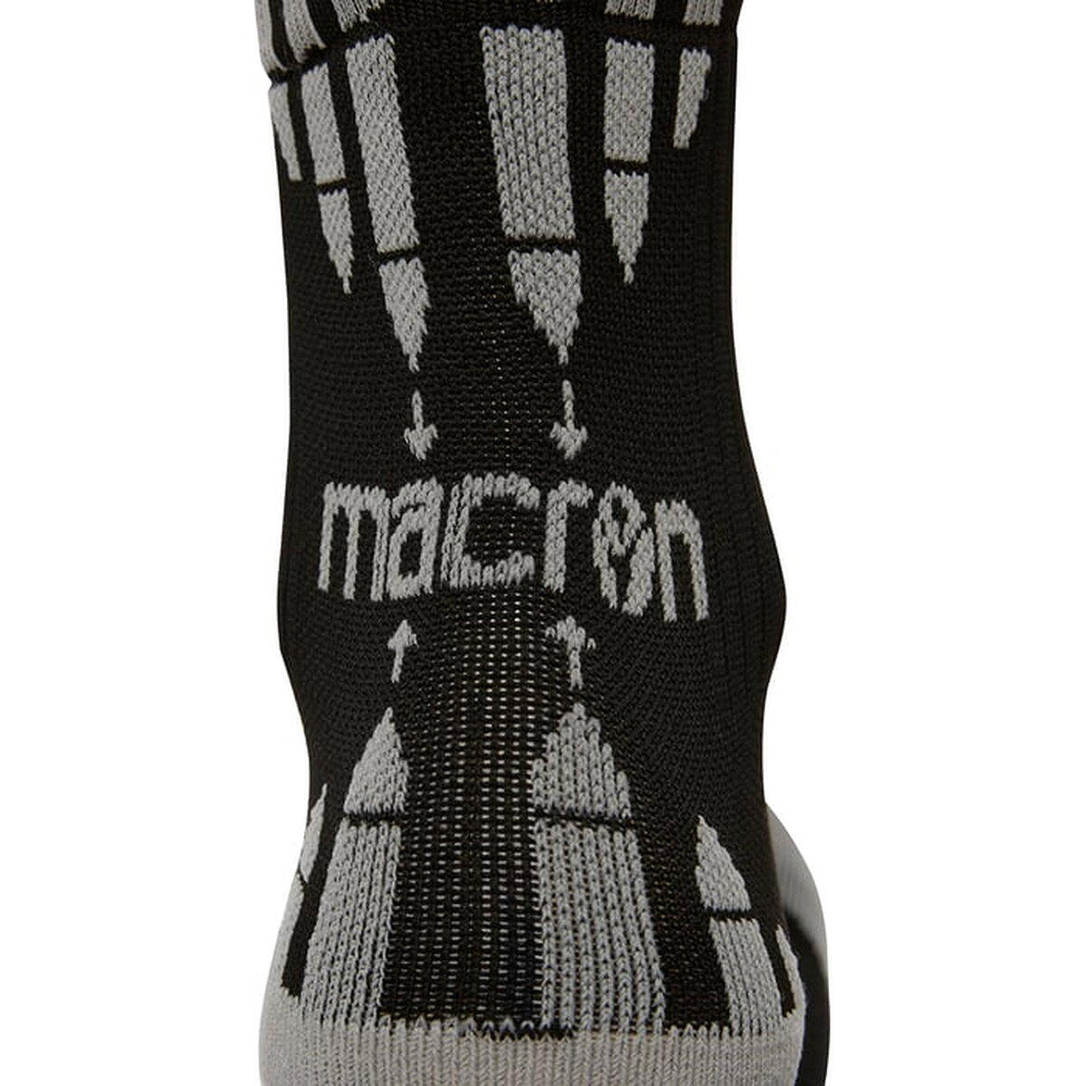 Chaussettes - Running - Macron Interval - Noir/Gris 2/3