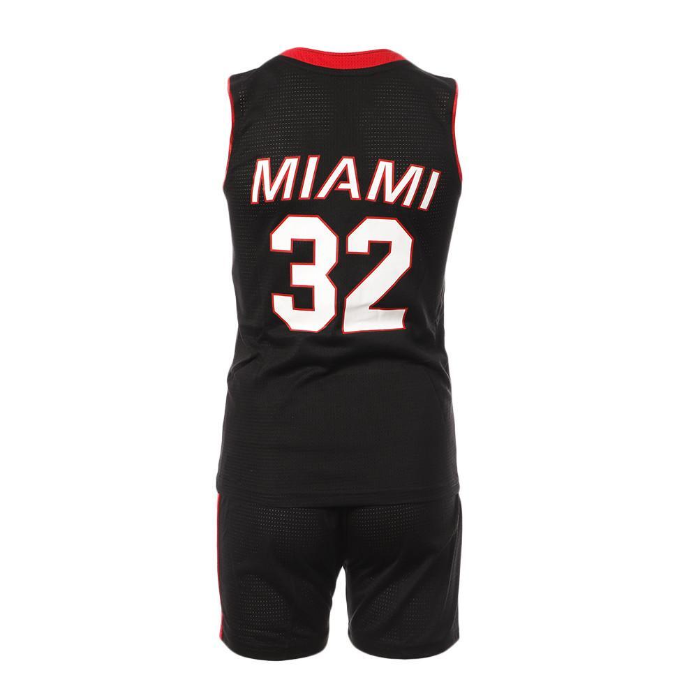 Miami Heat Ensemble de basketball Noir/Rouge Enfant Sport Zone 3/3