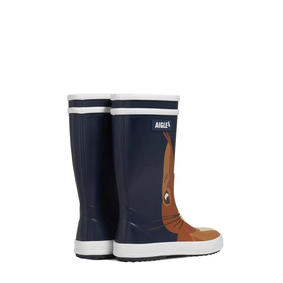 Bottes de pluie imprimé animal LOLLY POP WWF Enfant Bleu 3/4