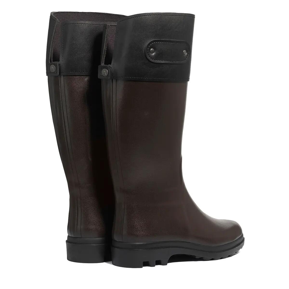 Bottes de pluie en caoutchouc COTTAGE BOOTS W Femme Marron 3/4