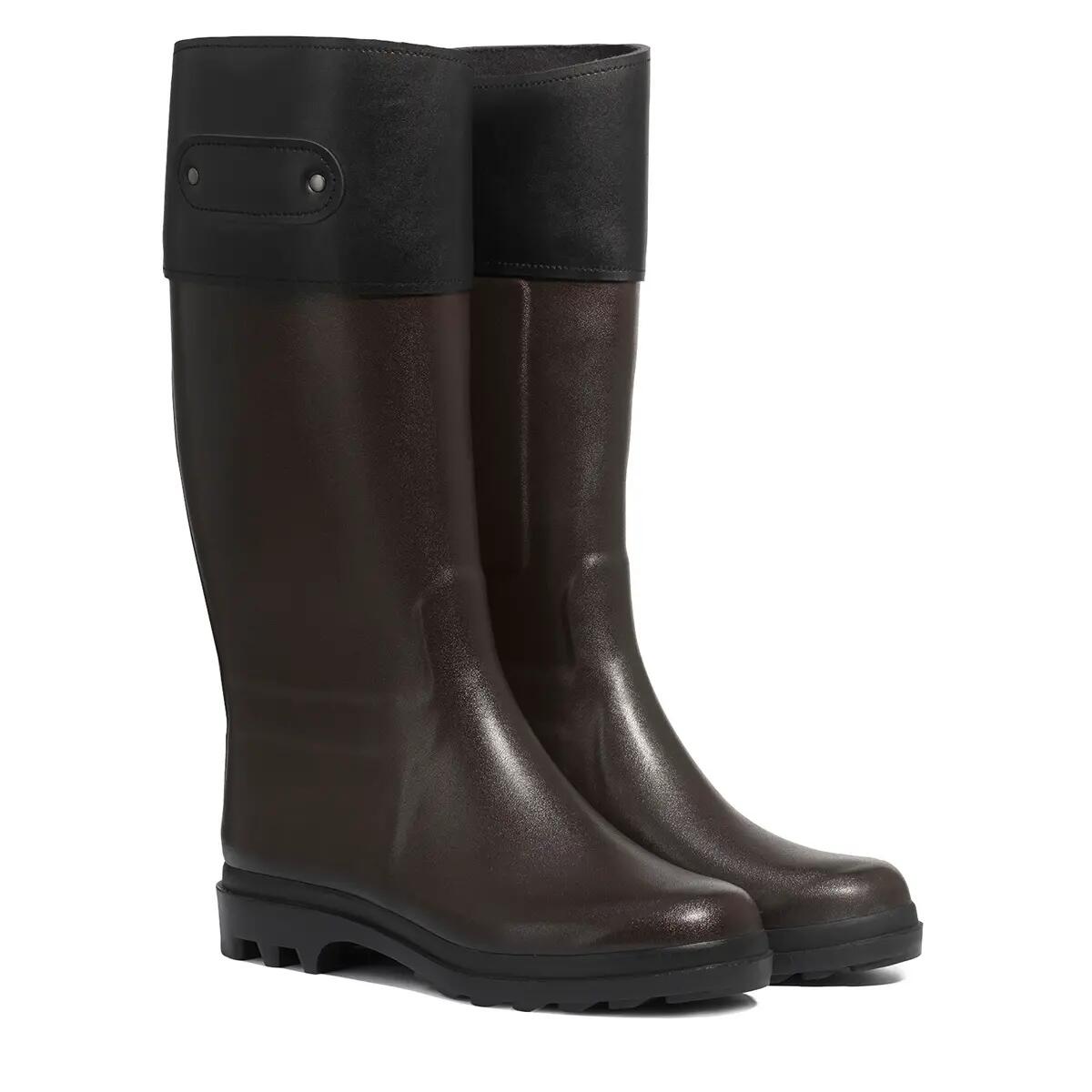 Bottes de pluie en caoutchouc COTTAGE BOOTS W Femme Marron 2/4