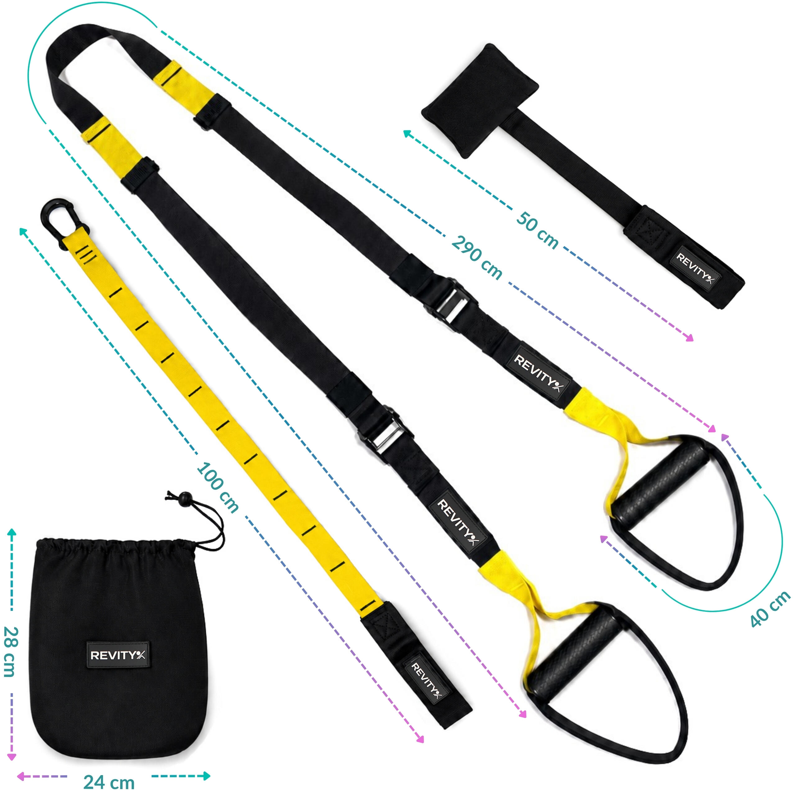 Suspension Trainer Set Gravity Trainer Premium Met Draagtas, PDF-trainingsschema 4/13