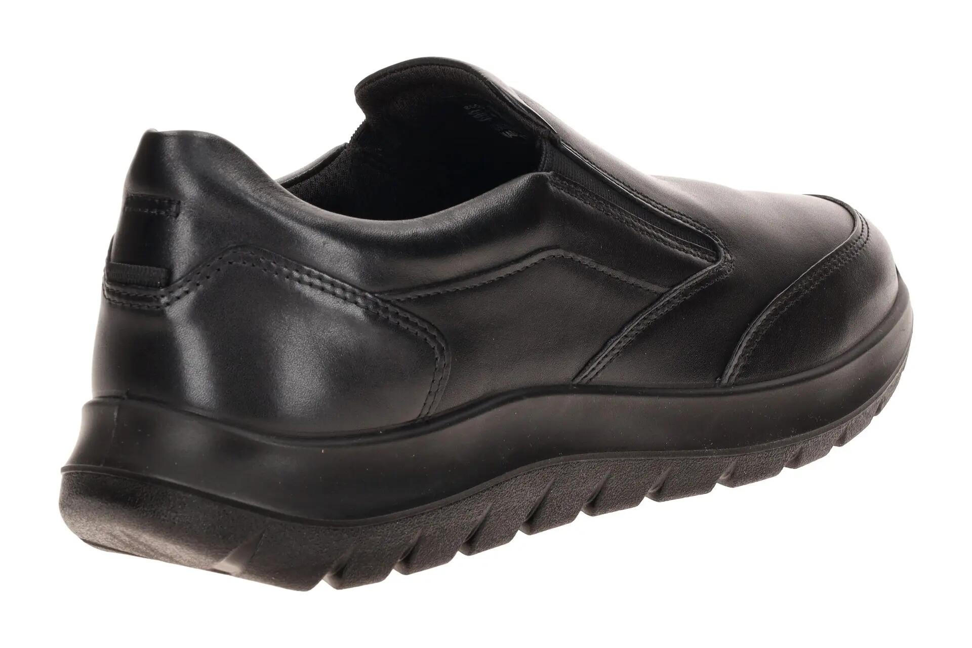 Ecco City Stride Slipper Schuhe schwarz Glattleder 571824 4/7