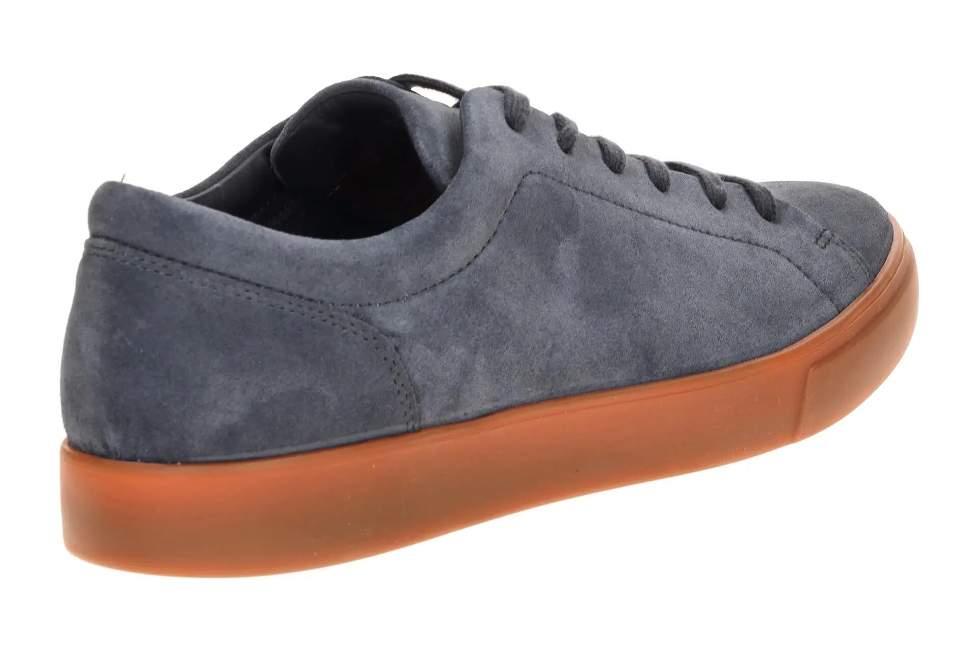 Ecco Soft 10 Schuhe Sneakers blau ombre Herren 560114 4/7