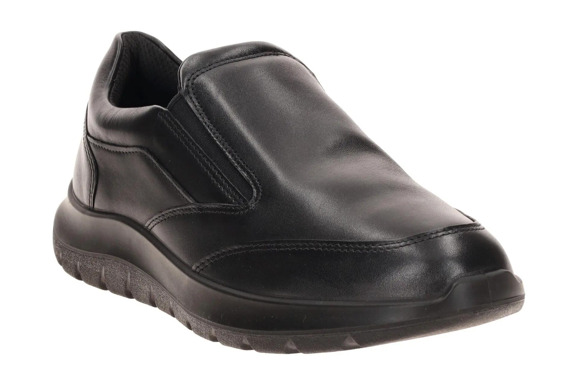 Ecco City Stride Slipper Schuhe schwarz Glattleder 571824 3/7