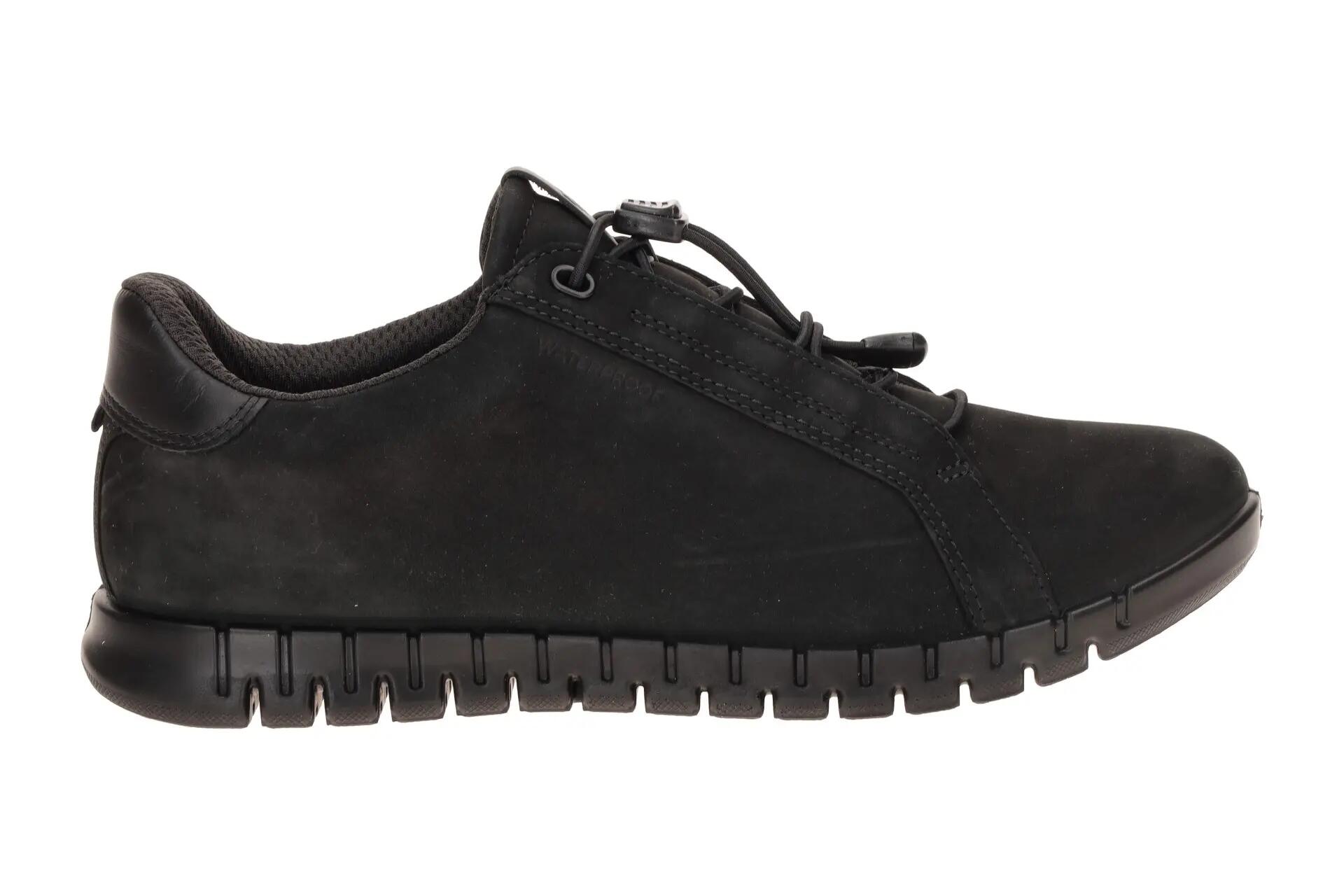 Ecco Gruuv Lite Slipper Schuhe schwarz Gummizug Waterproof 246333 2/7