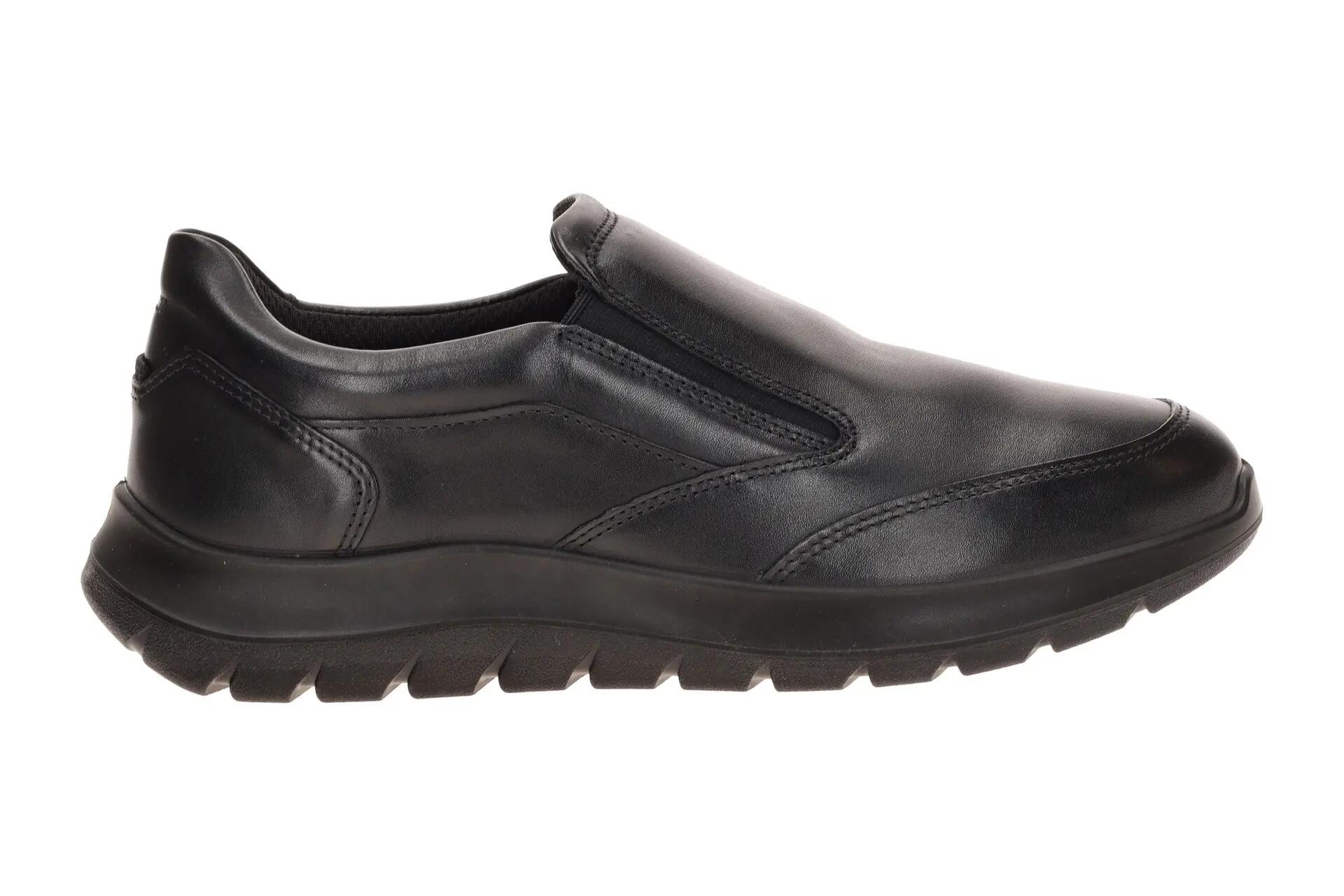 Ecco City Stride Slipper Schuhe schwarz Glattleder 571824 2/7
