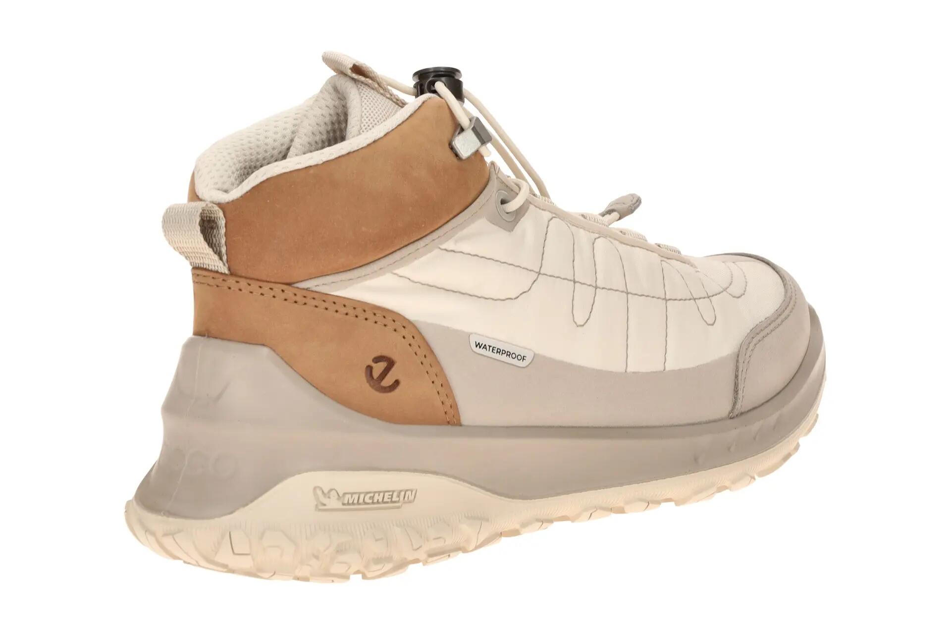 Ecco Ult-Trn Schuhe Damen Mid Sneaker beige Waterproof 824383 4/7