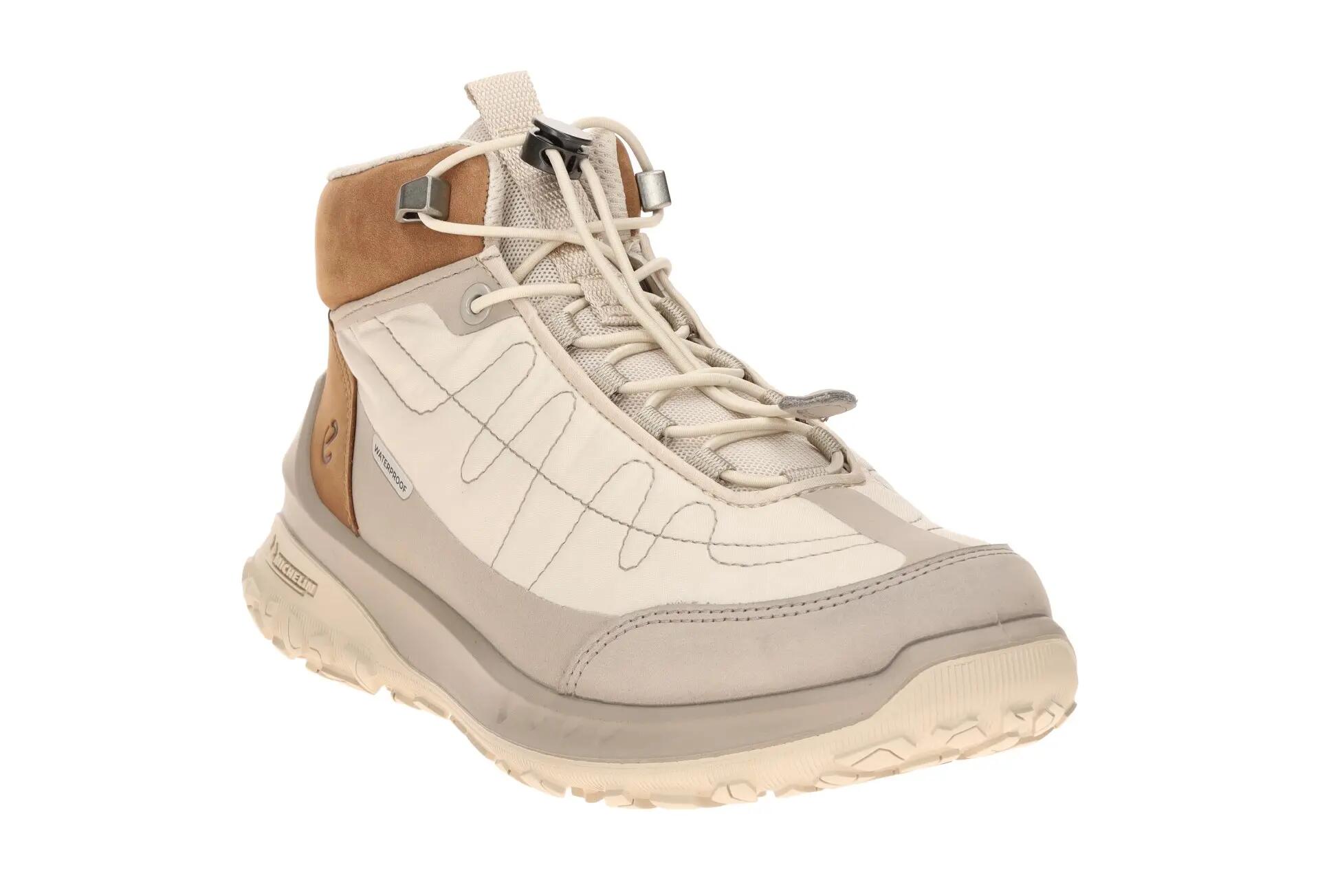 Ecco Ult-Trn Schuhe Damen Mid Sneaker beige Waterproof 824383 3/7