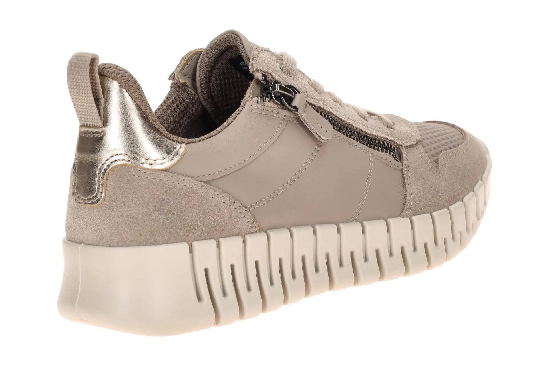 Ecco Gruuv Schuhe grau Damen Zip Sneakers 218353 4/7