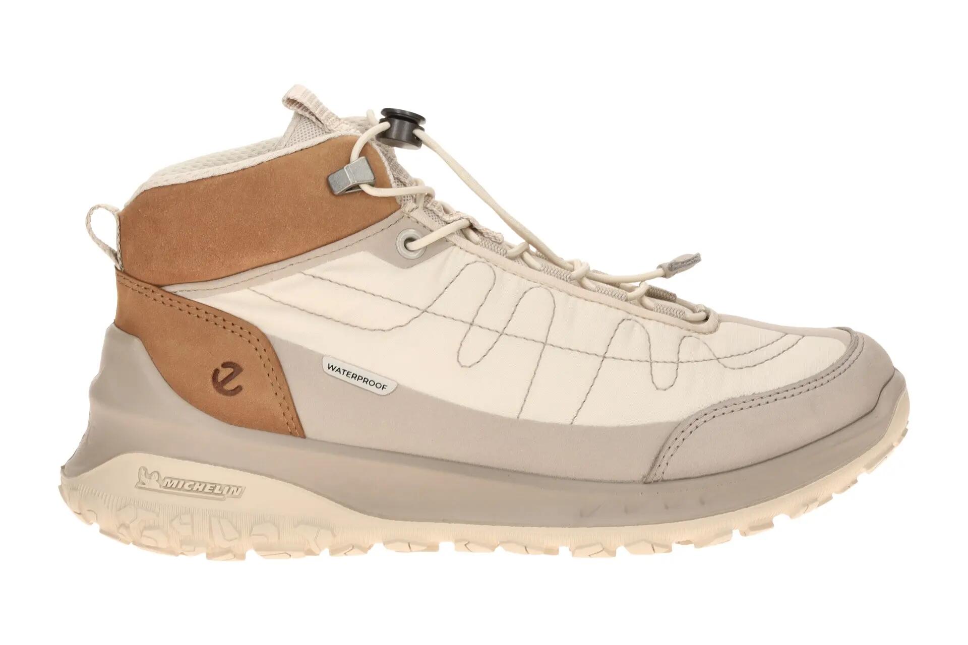 Ecco Ult-Trn Schuhe Damen Mid Sneaker beige Waterproof 824383 2/7