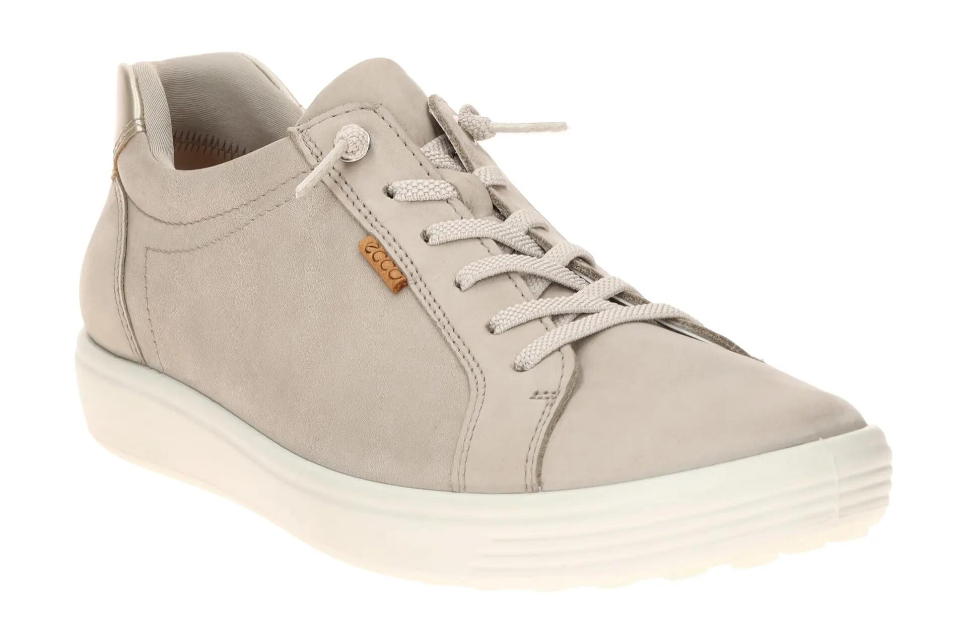 Ecco Soft 7 Schuhe Slipper grau Easy Slip Gummizug 490583 3/7