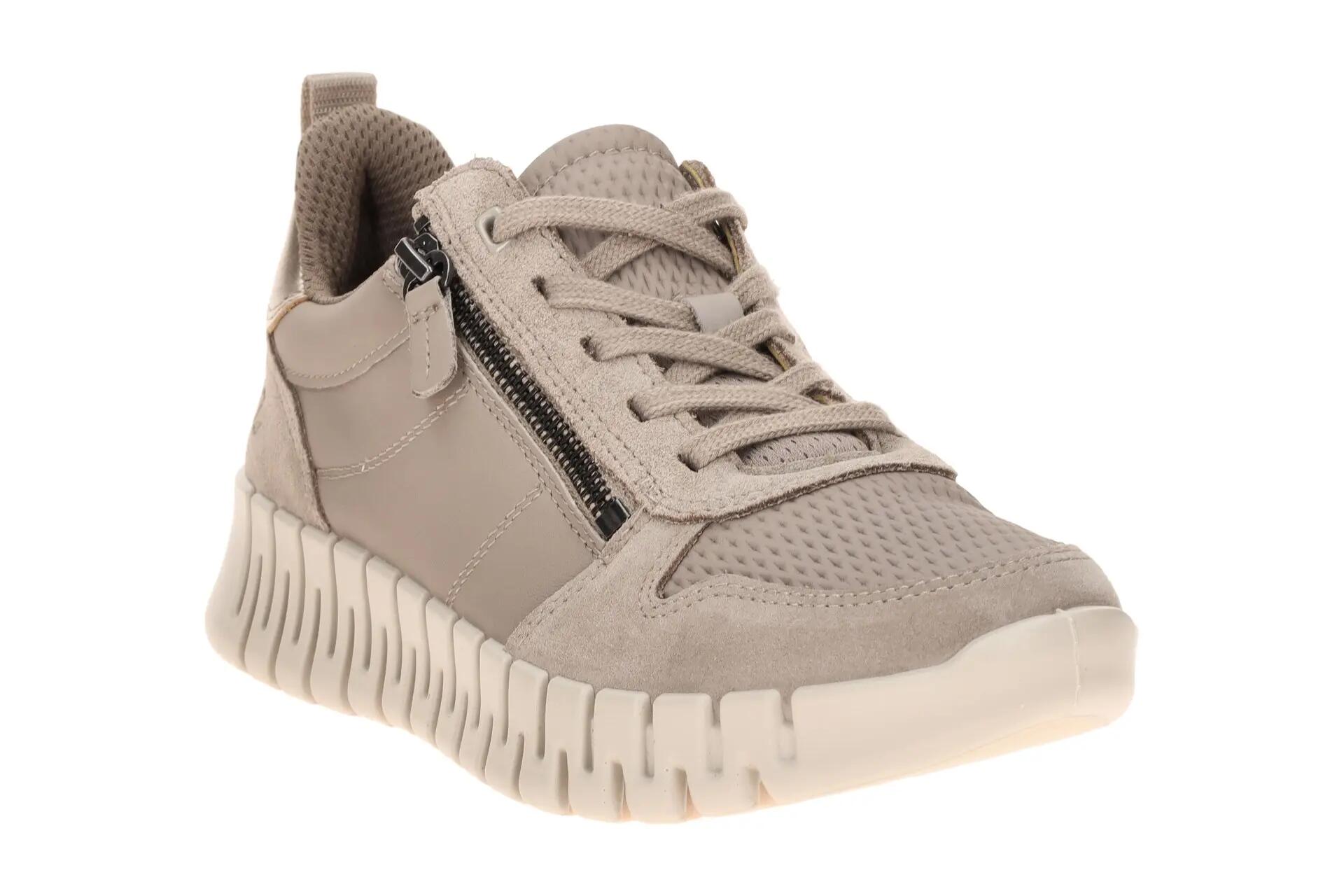 Ecco Gruuv Schuhe grau Damen Zip Sneakers 218353 3/7