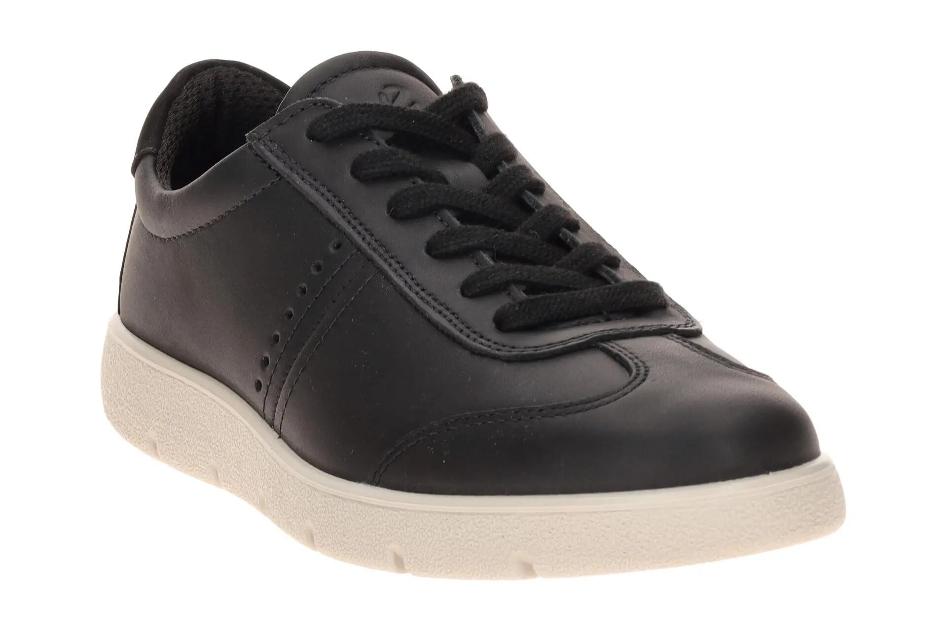 Ecco Bella 2 Schuhe Sneaker schwarz matt Glattleder 239363 3/7