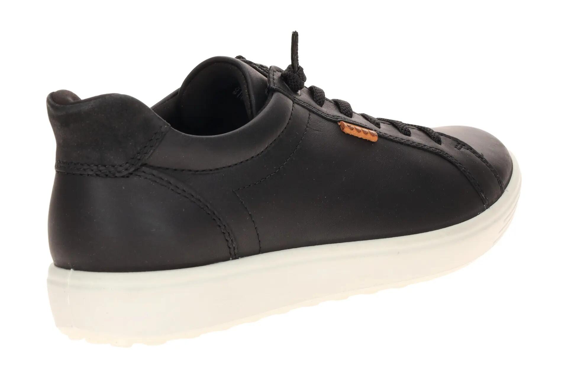 Ecco Soft 7 Schuhe Slipper schwarz Easy Slip Gummizug 490583 4/7