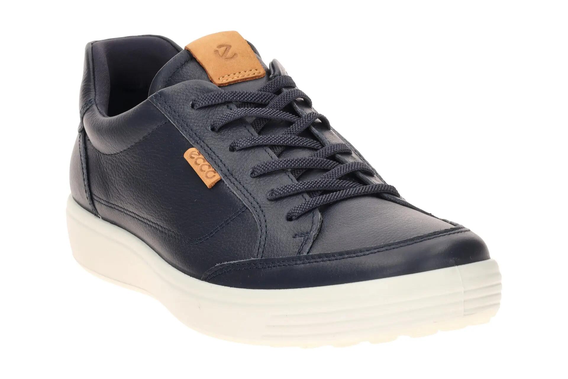 Ecco Soft 7 Schuhe blau Herren Slipper Easy Entry 490574 3/7