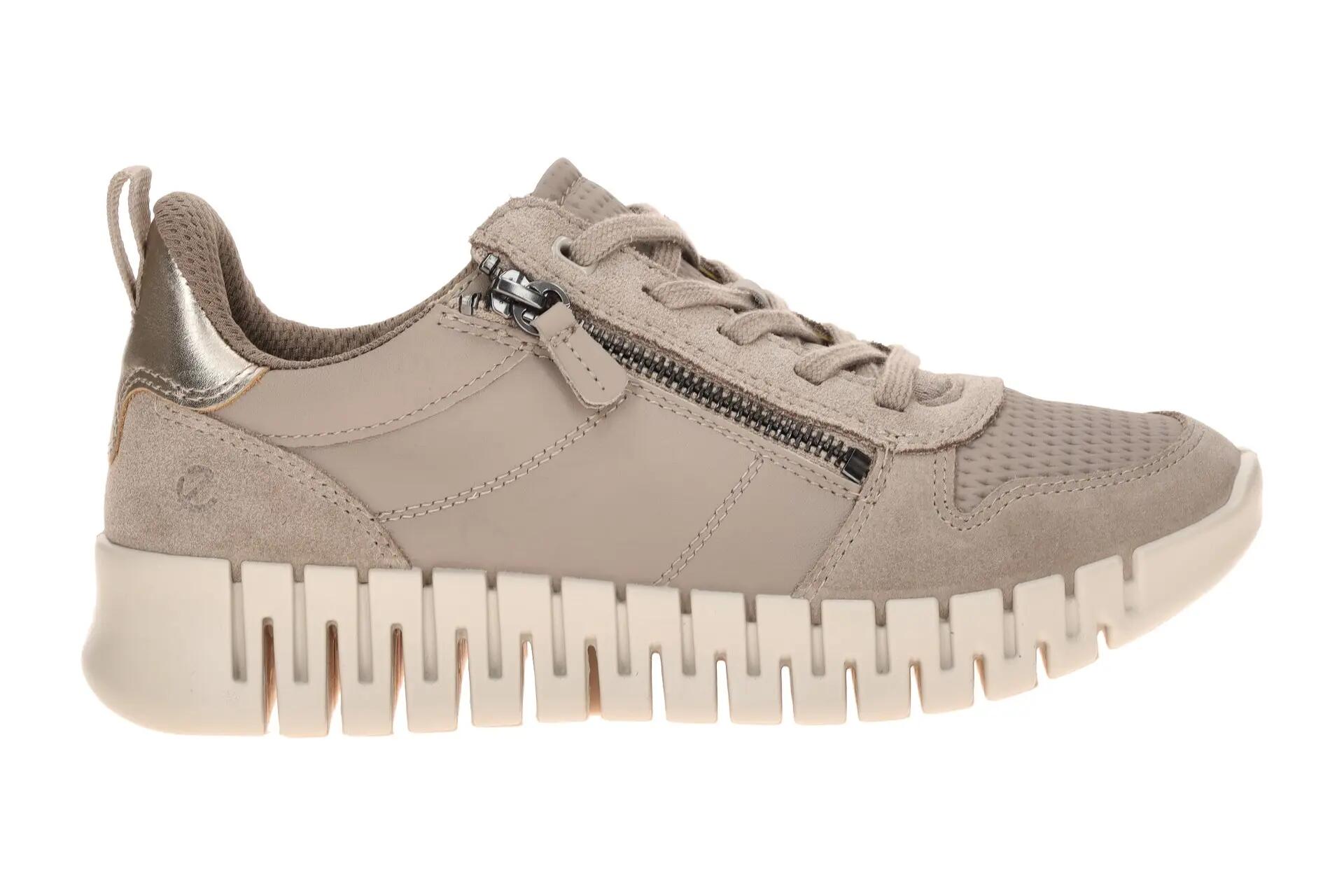Ecco Gruuv Schuhe grau Damen Zip Sneakers 218353 2/7