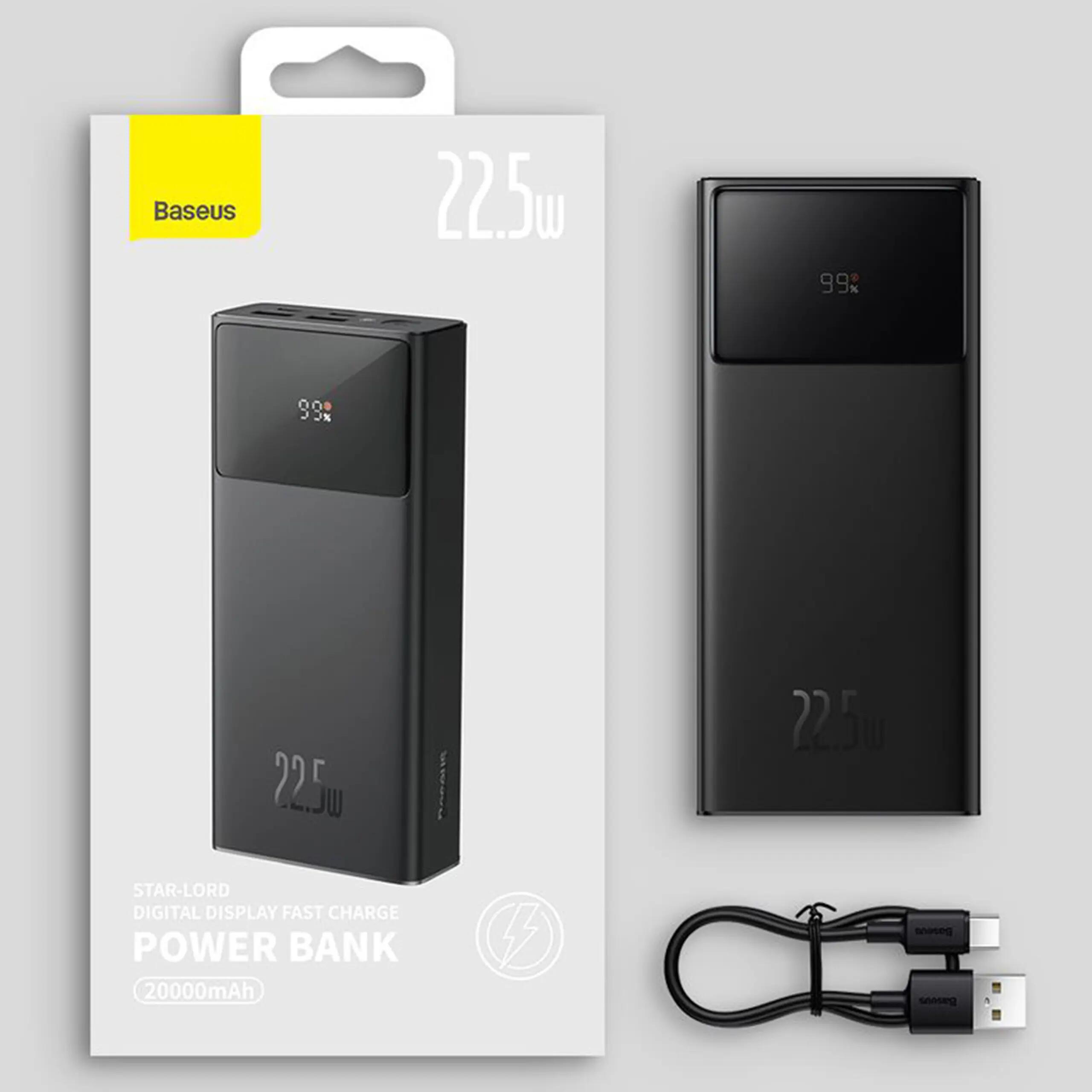 Powerbank Baseus 20000 mAh 22,5W 7/7