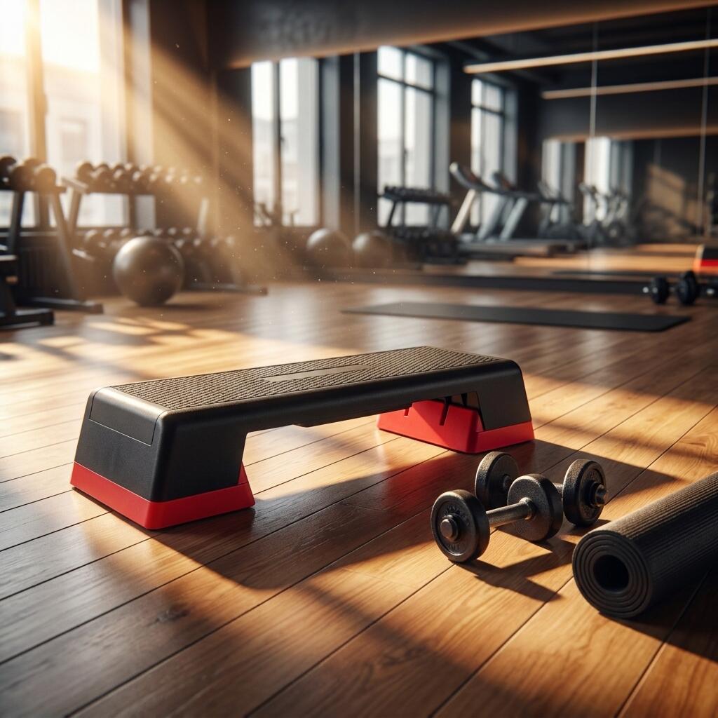 Aerobic Stepper Steppbrett höhenverstellbar 15/20/25 cm rutschfest bis 200 kg 8/8
