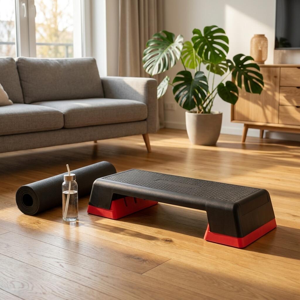 Aerobic Stepper Steppbrett höhenverstellbar 15/20/25 cm rutschfest bis 200 kg 5/8