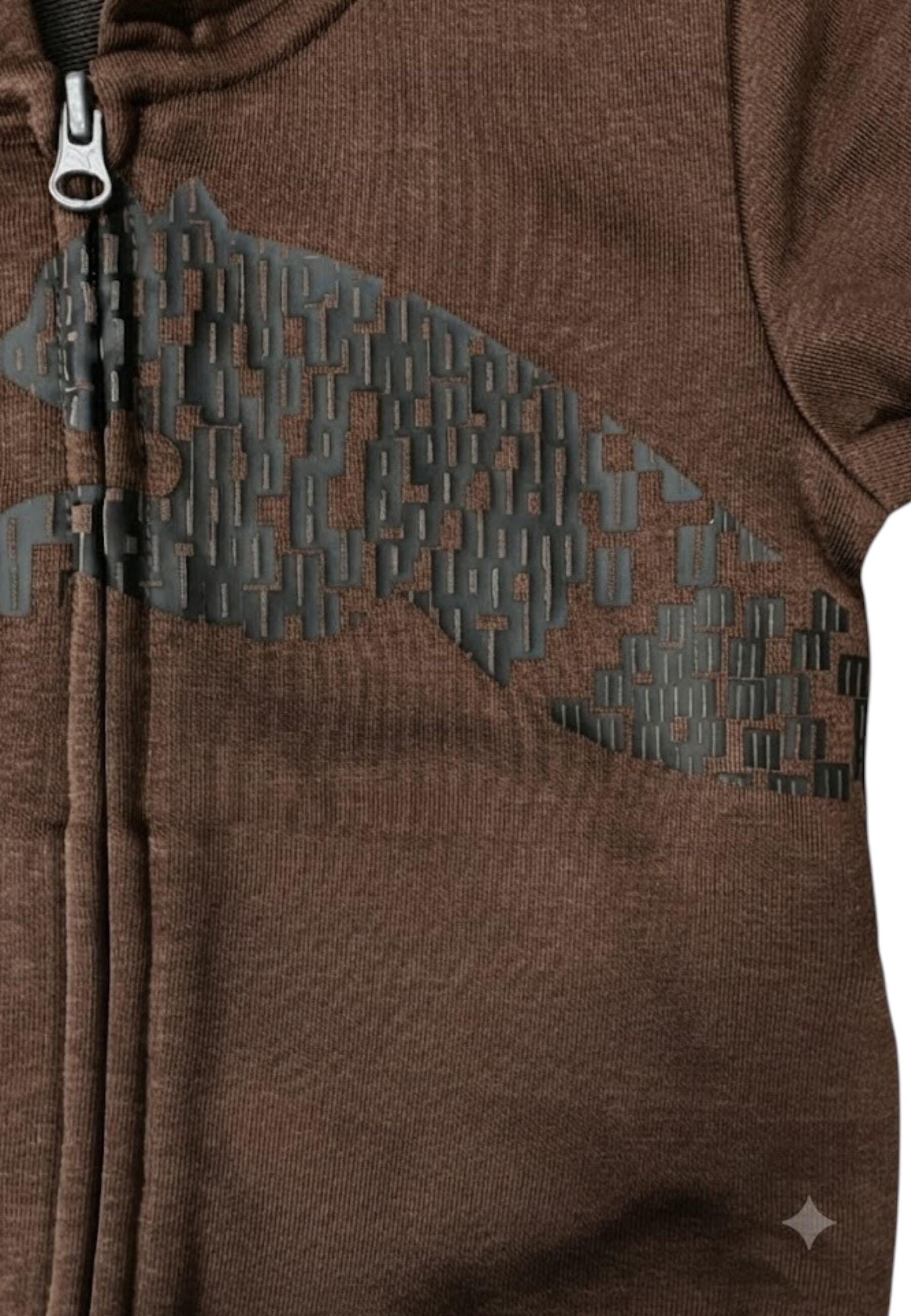ESS GRAP FULL-ZIP HO COL 33 3/4