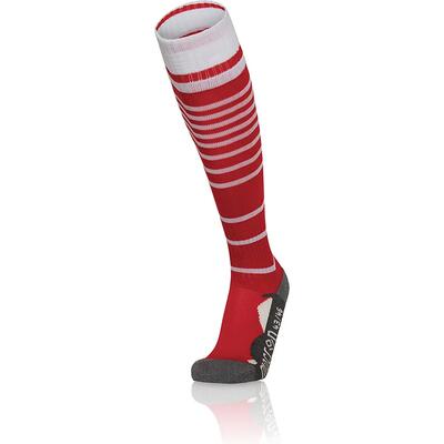 Sokken - voetbal - macron target - marine/rood