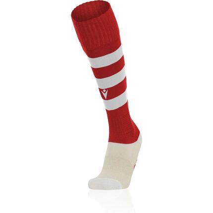 Chaussettes football - Compression - Macron Hoops Royal/Blanc