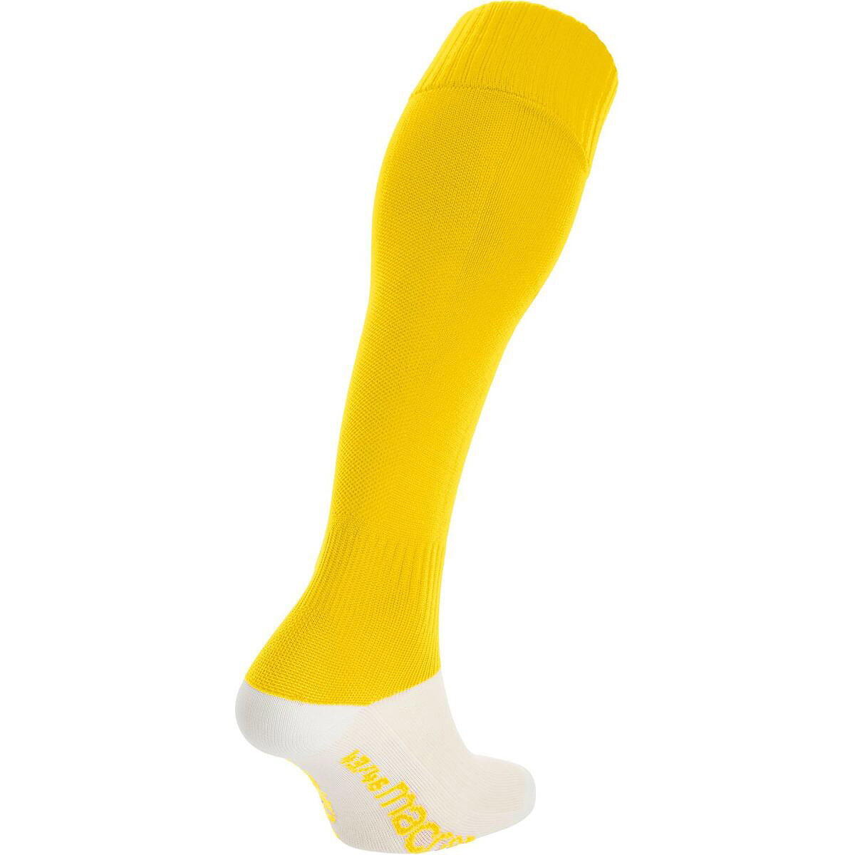 Kousen - Voetbal - Onisex - Macron Round Evo - Stevige pasvorm - Geel/Wit 3/3
